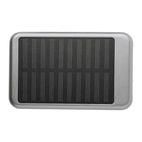 Power bank in alluminio in diverse colorazioni con caricatore solare da 4000mAh