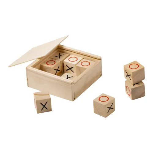Gioco del tris in legno