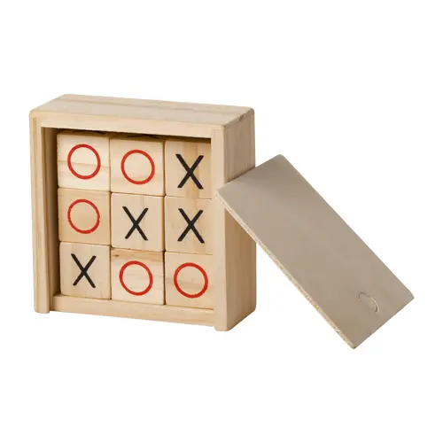 Gioco del tris in legno