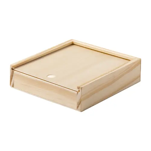 Set gioco con mazzo di carte e dadi in scatola di legno