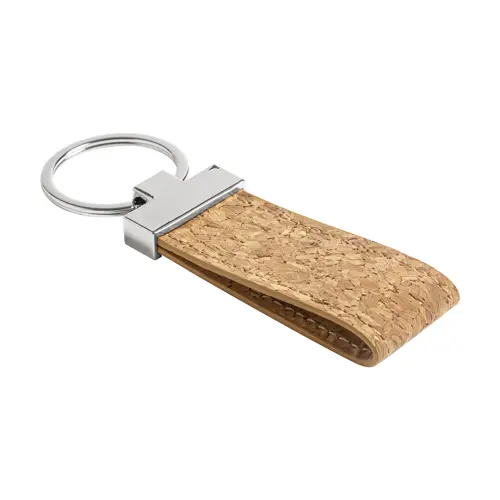 Portachiavi in sughero e metallo