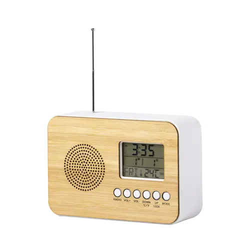 Orologio e radio da tavolo 125×85×45 mm