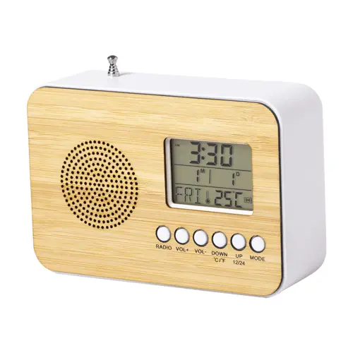 Orologio e radio da tavolo 125×85×45 mm