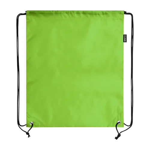 Sacca in RPET riciclato colorata con chiusura a coulisse da 70gr 34x42cm