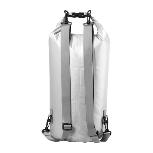 Zaino sacca impermeabile in tessuto ripstop con spallacci regolabili e fibbia in plastica ø23x63cm