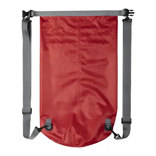 Zaino sacca impermeabile in tessuto ripstop con spallacci regolabili e fibbia in plastica ø23x63cm