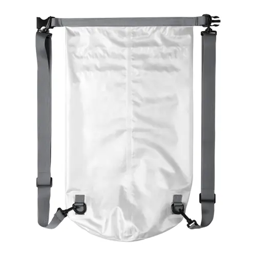 Zaino sacca impermeabile in tessuto ripstop con spallacci regolabili e fibbia in plastica ø23x63cm