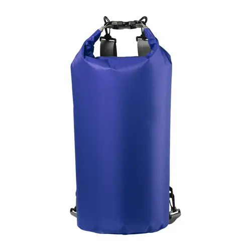 Zaino sacca impermeabile in tessuto ripstop con spallacci regolabili e fibbia in plastica ø23x63cm