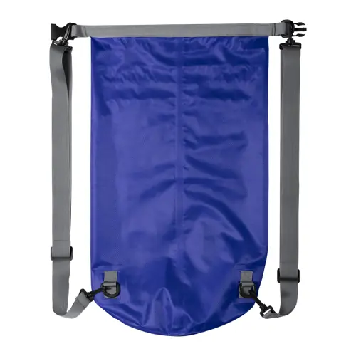 Zaino sacca impermeabile in tessuto ripstop con spallacci regolabili e fibbia in plastica ø23x63cm