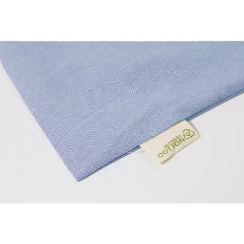 Shopper in cotone riciclato con manici lunghi in diverse colorazioni da 120gr 38x42cm