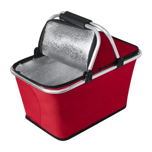 Cestino termico pieghevole da picnic in poliestere con telaio in alluminio