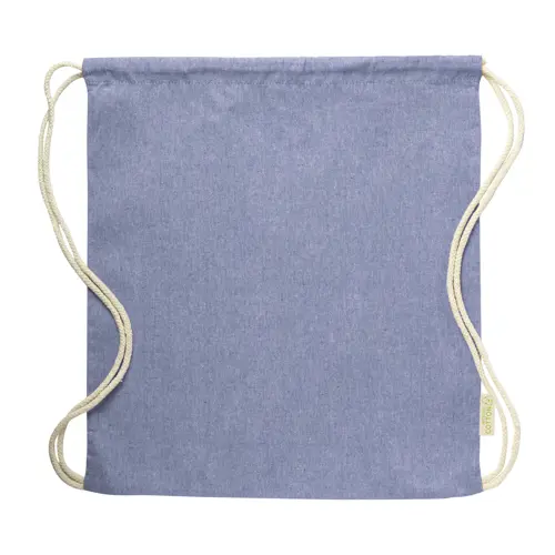 Sacca in cotone 100% riciclato con chiusura a coulisse da 120gr 38x42cm
