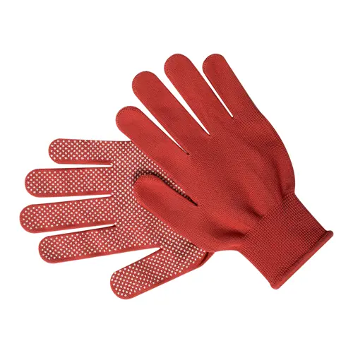Coppia di guanti elastici in nylon con rivestimento antiscivolo in taglia unica