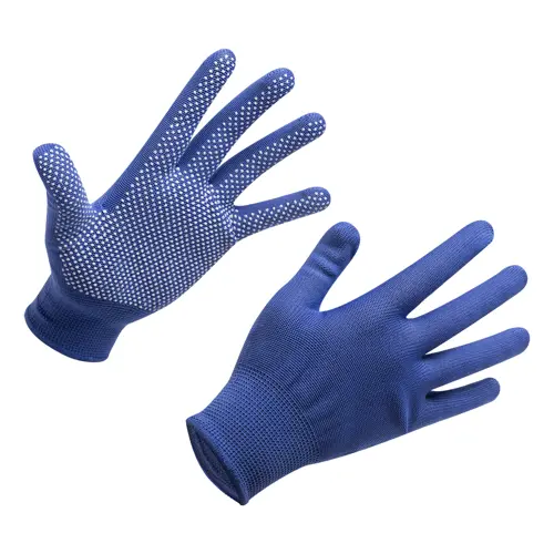 Coppia di guanti elastici in nylon con rivestimento antiscivolo in taglia unica