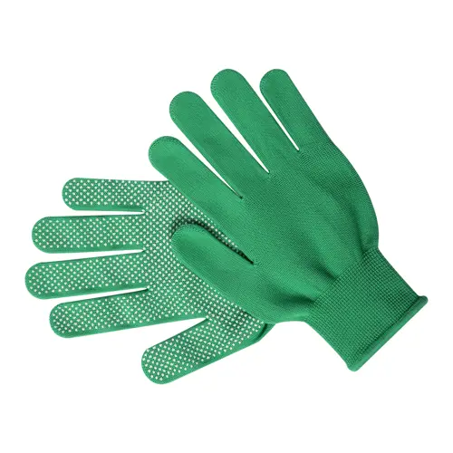 Coppia di guanti elastici in nylon con rivestimento antiscivolo in taglia unica