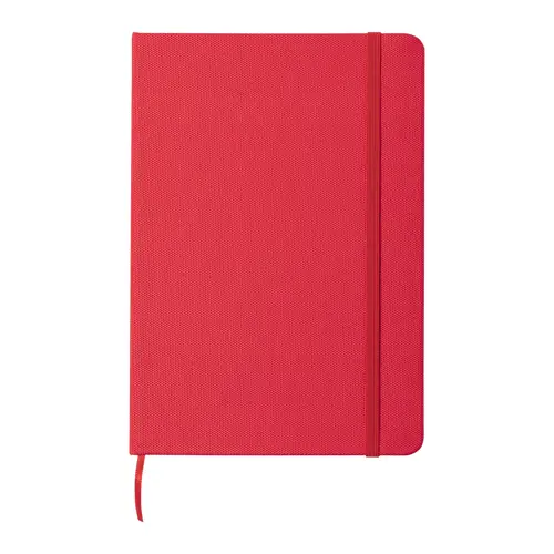 Block notes A5 con copertina in RPET e fogli a righe