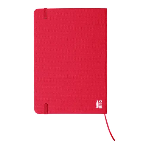 Block notes A5 con copertina in RPET e fogli a righe