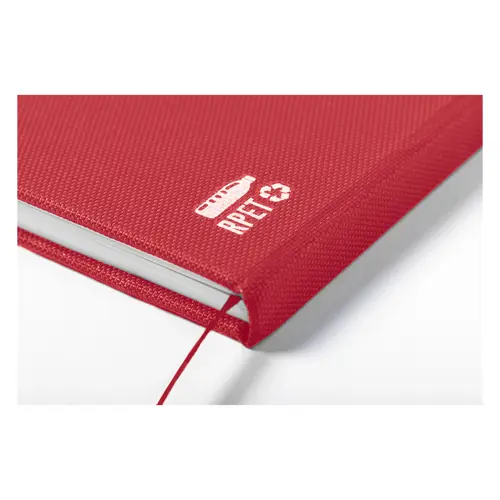 Block notes A5 con copertina in RPET e fogli a righe
