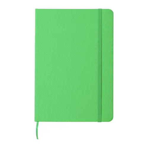 Block notes A5 con copertina in RPET e fogli a righe