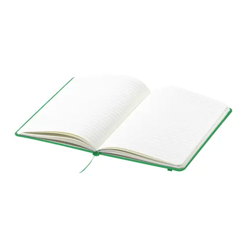 Block notes A5 con copertina in RPET e fogli a righe