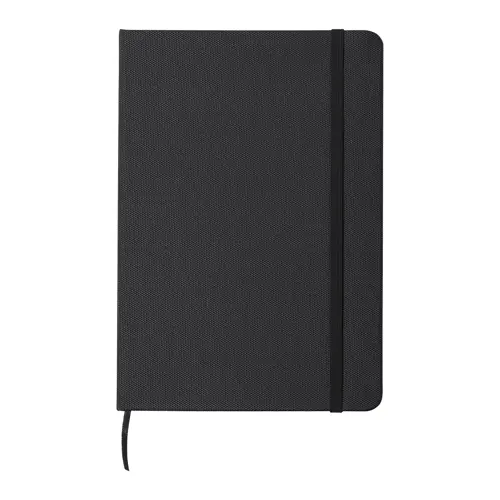 Block notes A5 con copertina in RPET e fogli a righe