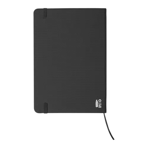 Block notes A5 con copertina in RPET e fogli a righe