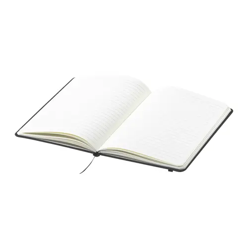 Block notes A5 con copertina in RPET e fogli a righe