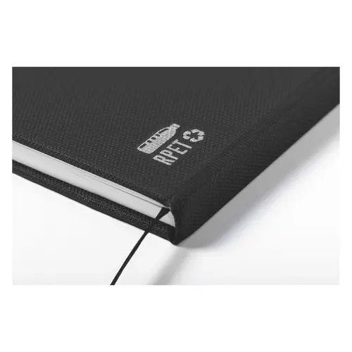 Block notes A5 con copertina in RPET e fogli a righe