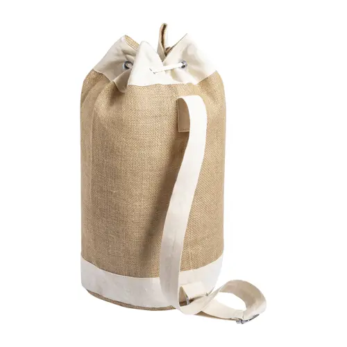 Sacca in juta con tasca frontale in cotone dimatro 23cm per altezza 45cm
