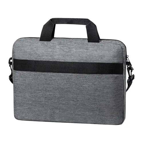 Borsa porta pc da 15" in RPET con tracolla regolabile e aggancio trolley 37x5x28cm