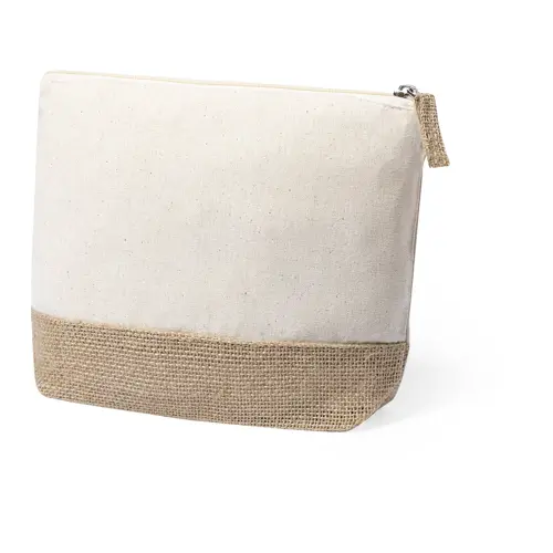 Pochette in cotone e iuta laminata 215×165×50mm
