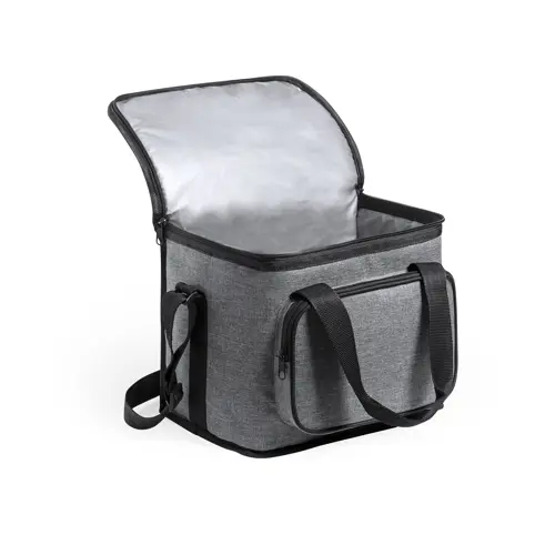 Borsa termica in RPET con imbottitura in PEVA e tracolla regolabile 31×24.5×20cm