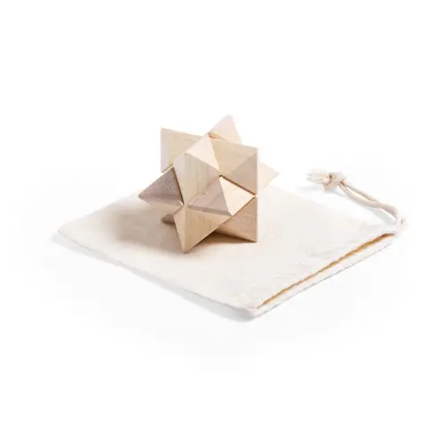 Gioco di abilità in legno in custodia di cotone