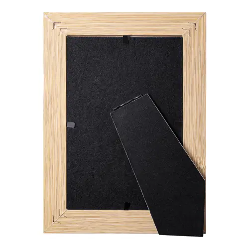 portafoto con cornice in bambù per foto 10x15cm