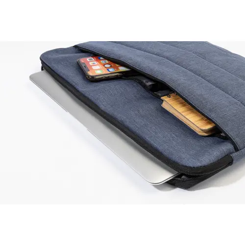 Borsa porta pc da 15" in RPET completamente imbottita con scomparti 40x3x3.5cm