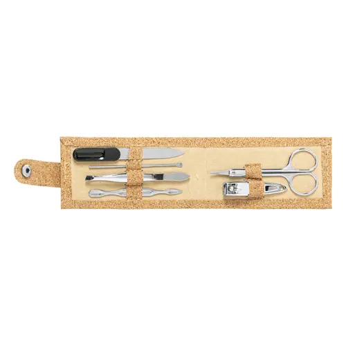 Set manicure in custodia sughero