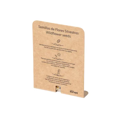 Capsula con semi di fiori