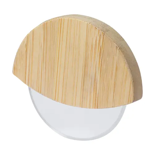Taglia pizza in bambù e acciaio inox