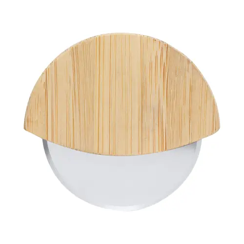 Taglia pizza in bambù e acciaio inox