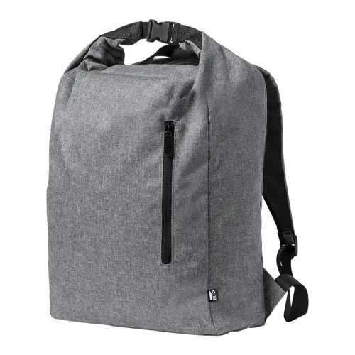Borsa zaino impermeabile in RPET con fibbia in plastica e moschettone da 21l 31.5x39x24.5cm