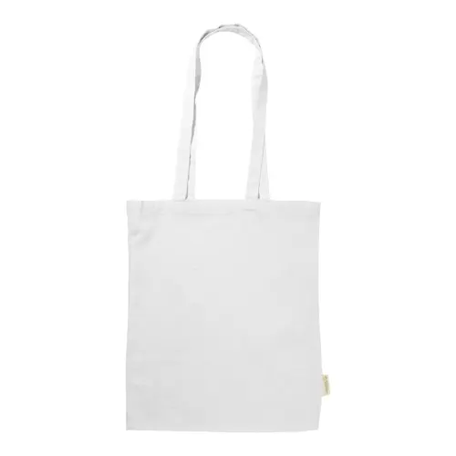 Shopper per la spesa in cotone organico con manici lunghi in diverse colorazioni da 140gr 38×42cm