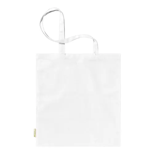 Shopper per la spesa in cotone organico con manici lunghi in diverse colorazioni da 140gr 38×42cm