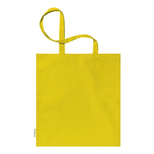 Shopper per la spesa in cotone organico con manici lunghi in diverse colorazioni da 140gr 38×42cm