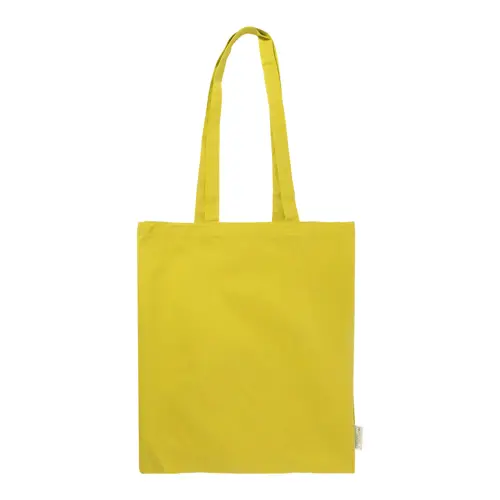 Shopper per la spesa in cotone organico con manici lunghi in diverse colorazioni da 140gr 38×42cm