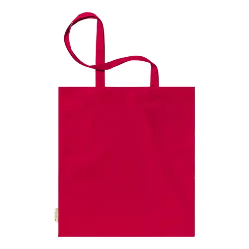 Shopper per la spesa in cotone organico con manici lunghi in diverse colorazioni da 140gr 38×42cm