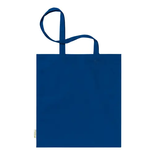 Shopper per la spesa in cotone organico con manici lunghi in diverse colorazioni da 140gr 38×42cm