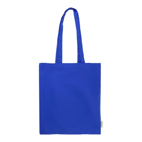 Shopper per la spesa in cotone organico con manici lunghi in diverse colorazioni da 140gr 38×42cm