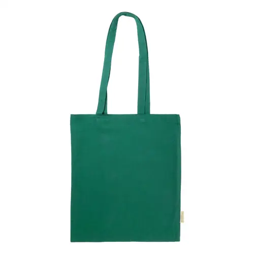 Shopper per la spesa in cotone organico con manici lunghi in diverse colorazioni da 140gr 38×42cm