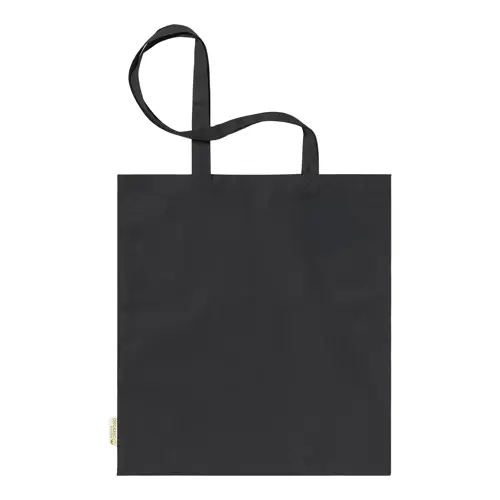 Shopper per la spesa in cotone organico con manici lunghi in diverse colorazioni da 140gr 38×42cm