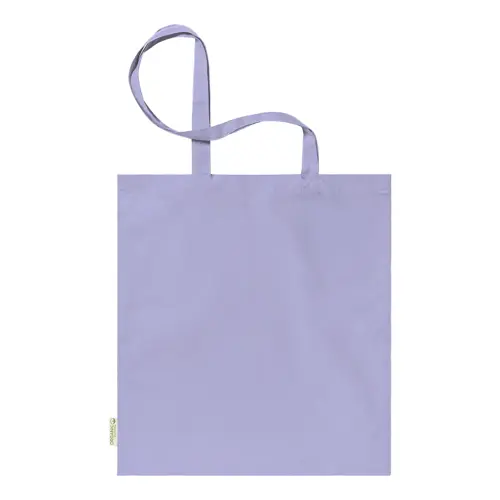 Shopper per la spesa in cotone organico con manici lunghi in diverse colorazioni da 140gr 38×42cm